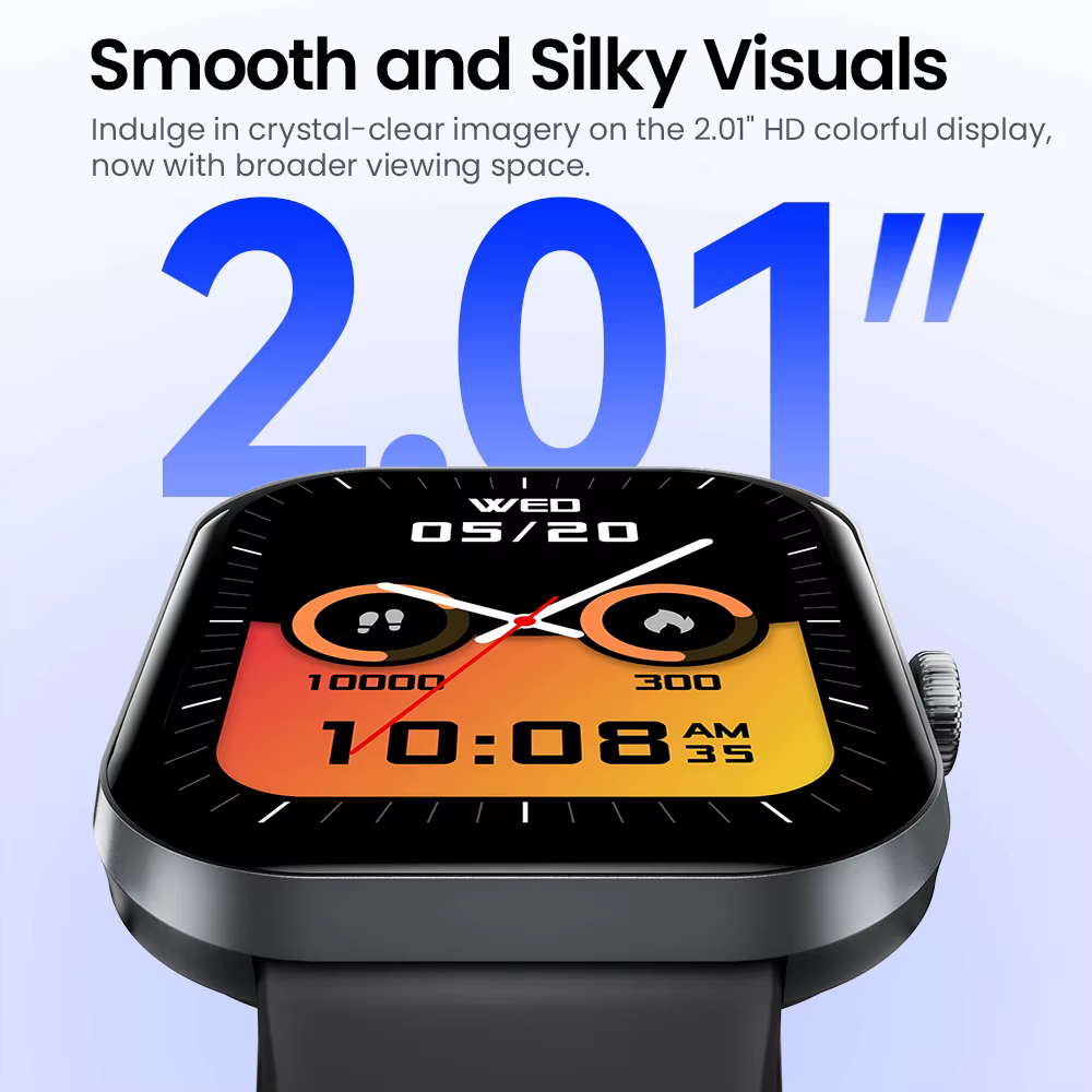 HAYLOU montre S6 Smartwatch 2.01 "Display HD