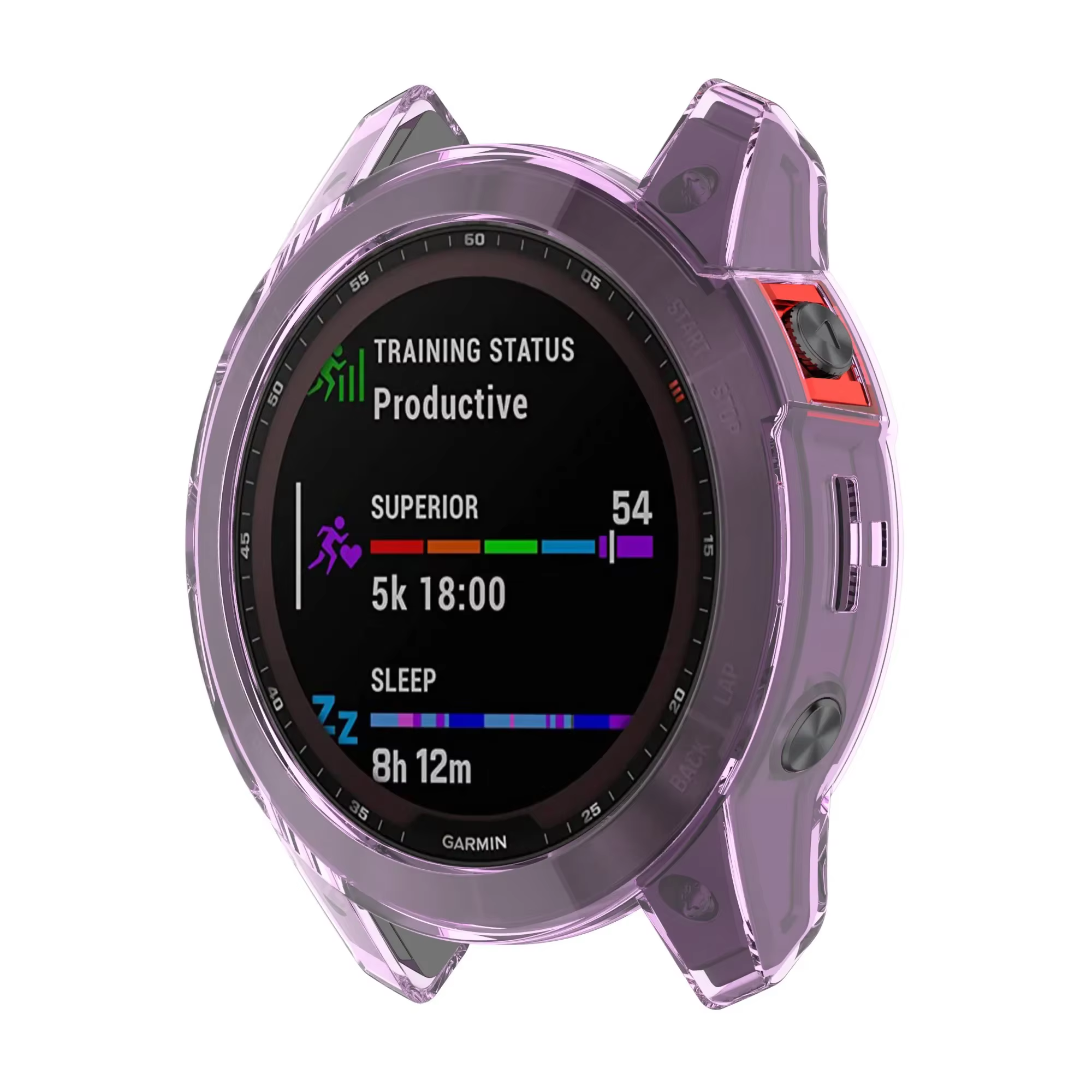 Coque transparente en TPU pour Garmin Fenix 6 6S 6X Pro 7 7S 7X Pro 5 5S 5X Plus