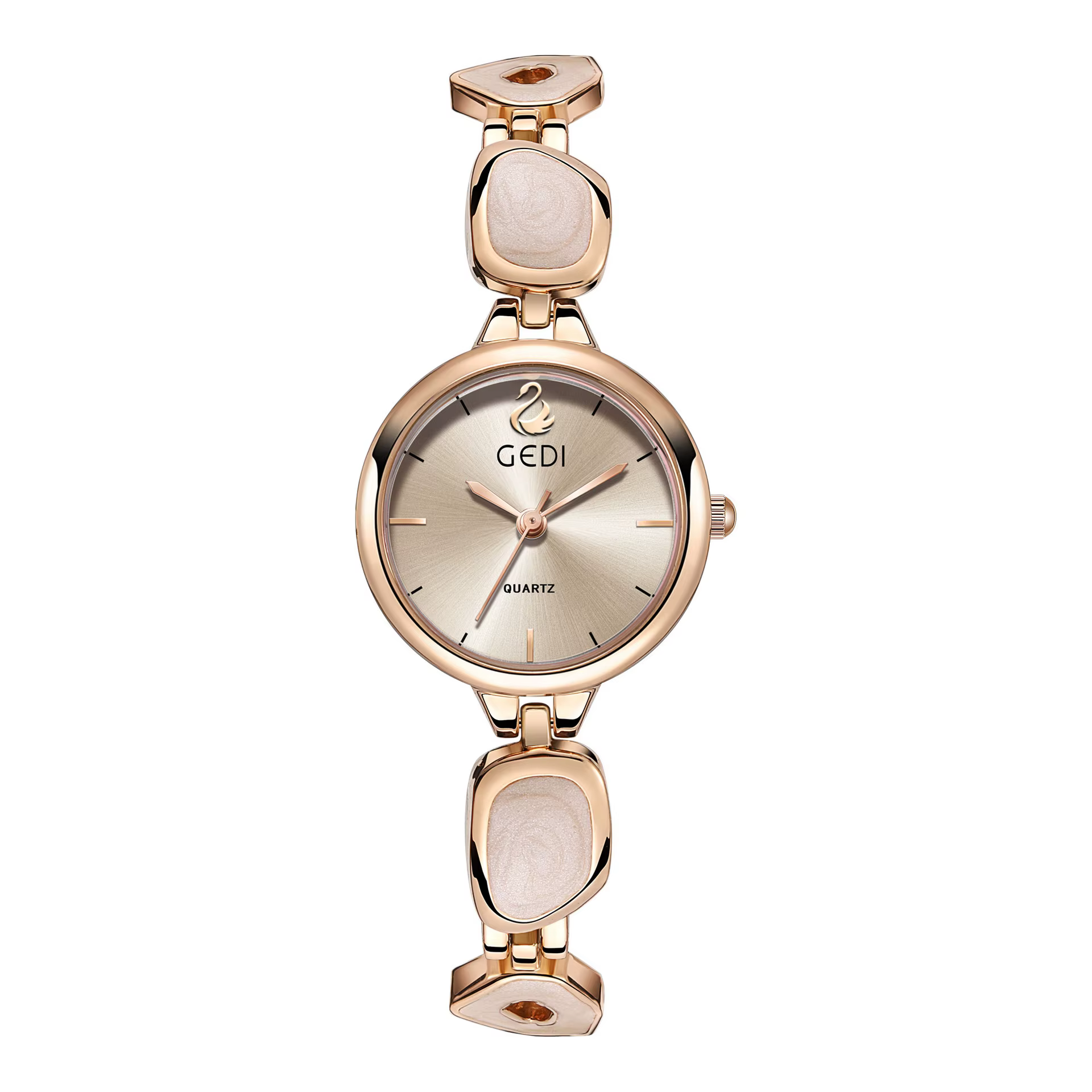 Montre pour femme Style chinois Bracelet montres rose oie Logo Image haute qualité étanche