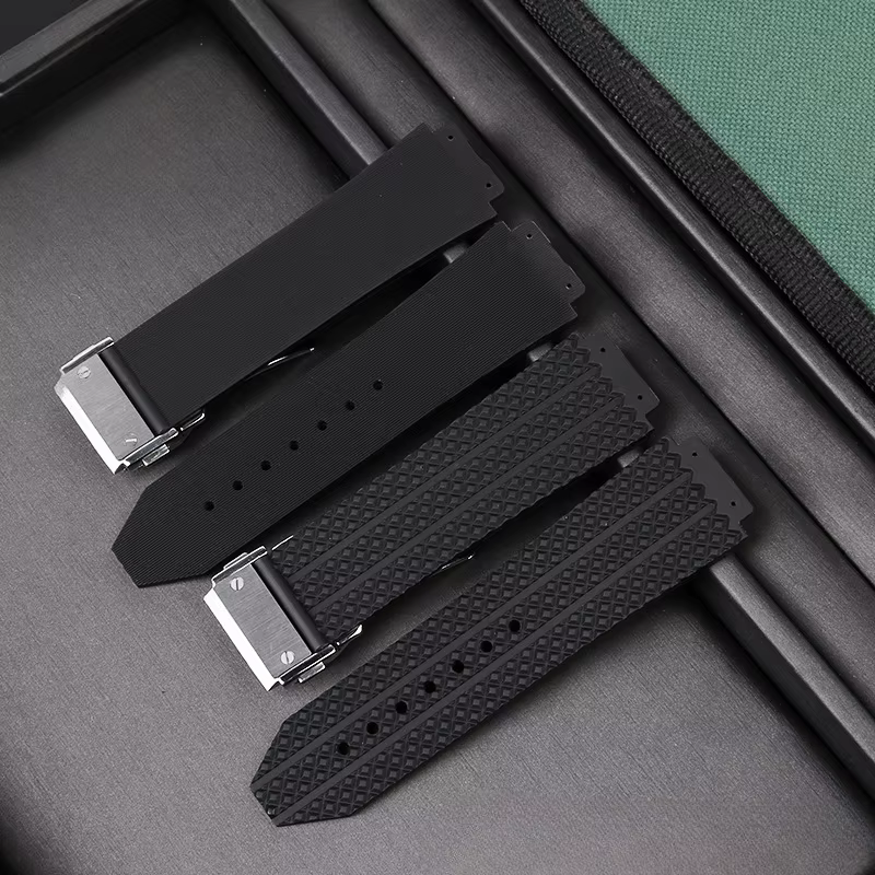 Bracelets de montre en caoutchouc confortables et rafraîchissants pour Hublot Yubo Classic Fusion Big Bang Series