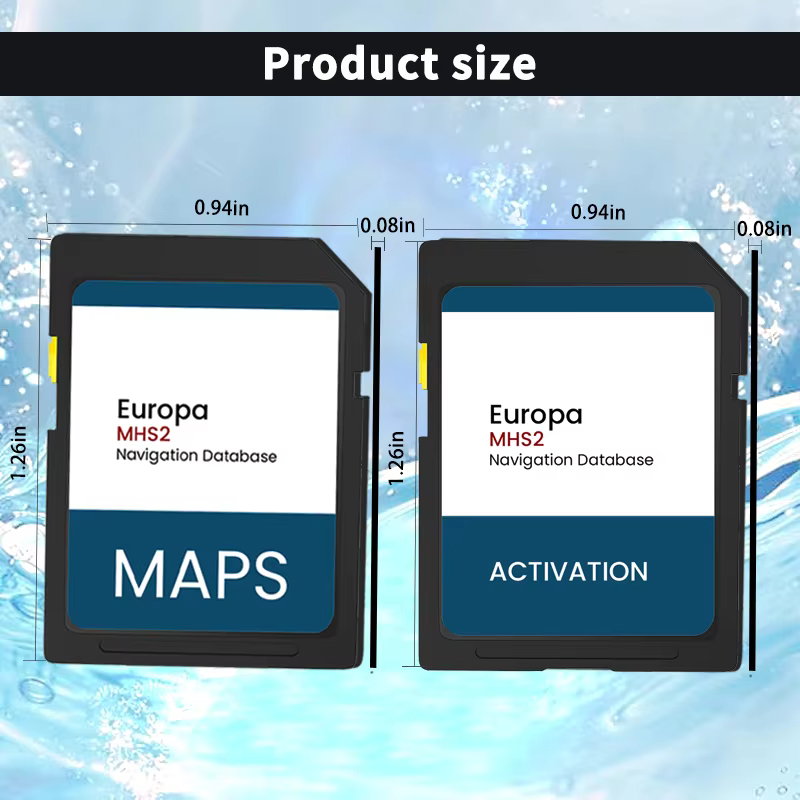 Carte SD pour Audi A3 A4 A5 Q2 Q3, carte de navigation DHL, 2024 GPS, mise à jour uniquement pour le système Audi Mi Mhs4