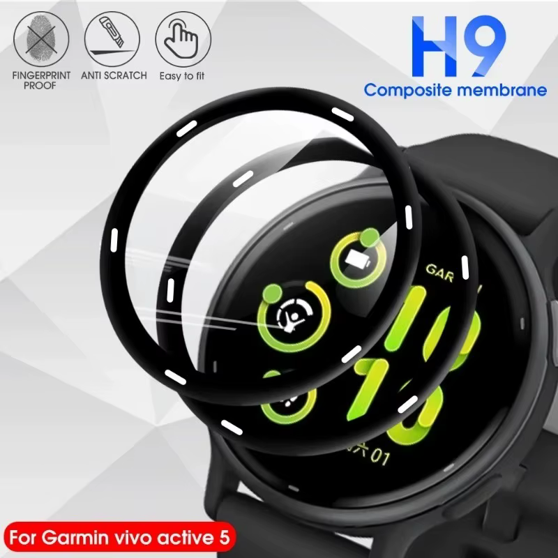Protecteurs d'écran en verre souple pour montre de sport Garmin Vivoactive 5