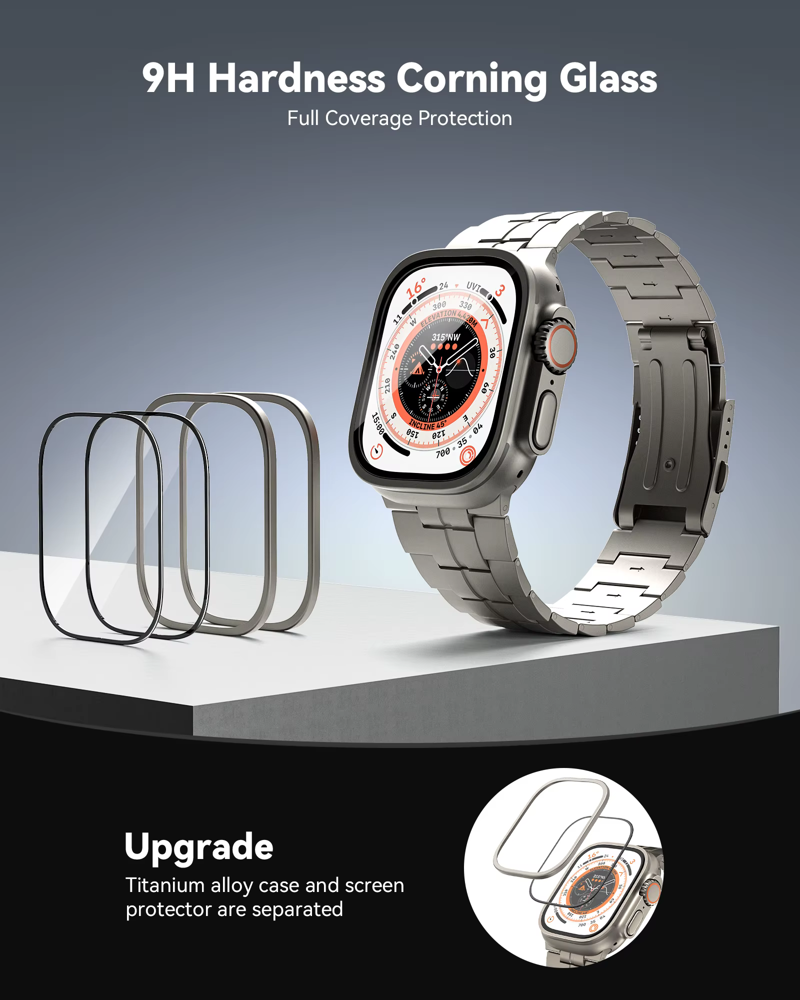 Protecteur d'écran pour Apple Watch Ultra