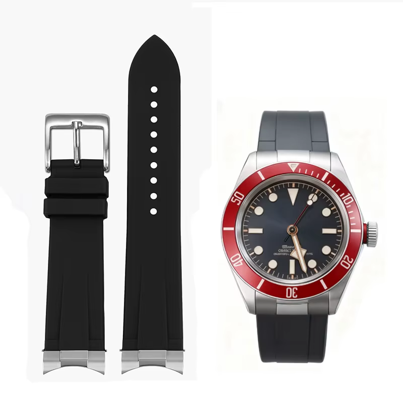 Bracelet en caoutchouc pour Tudor