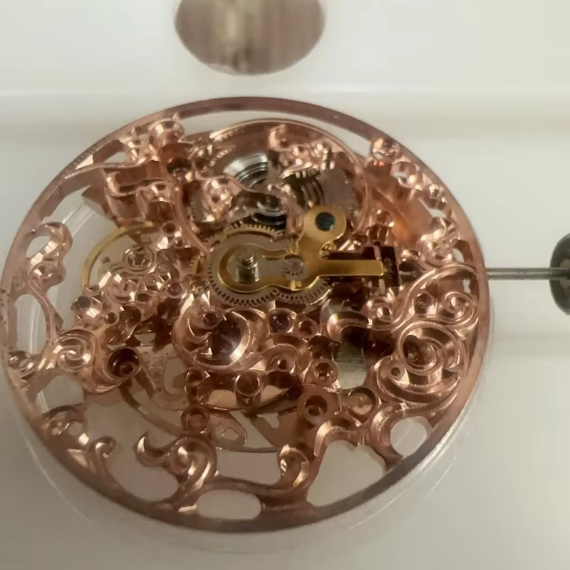 Accessoires de montre : Mouvement squelette gravé Hangzhou