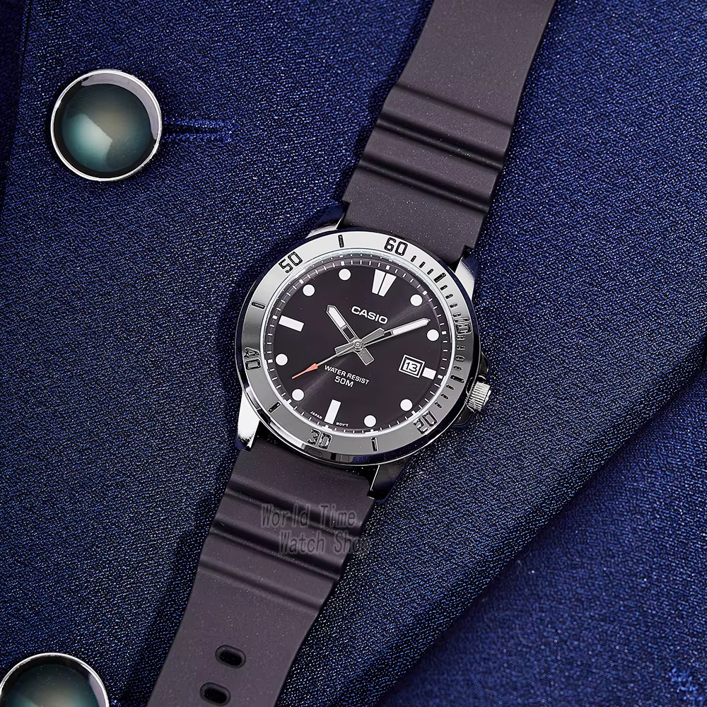 Mol montre pour hommes affaires mode bracelet en résine atmosphérique étanche série MTP-VD01
