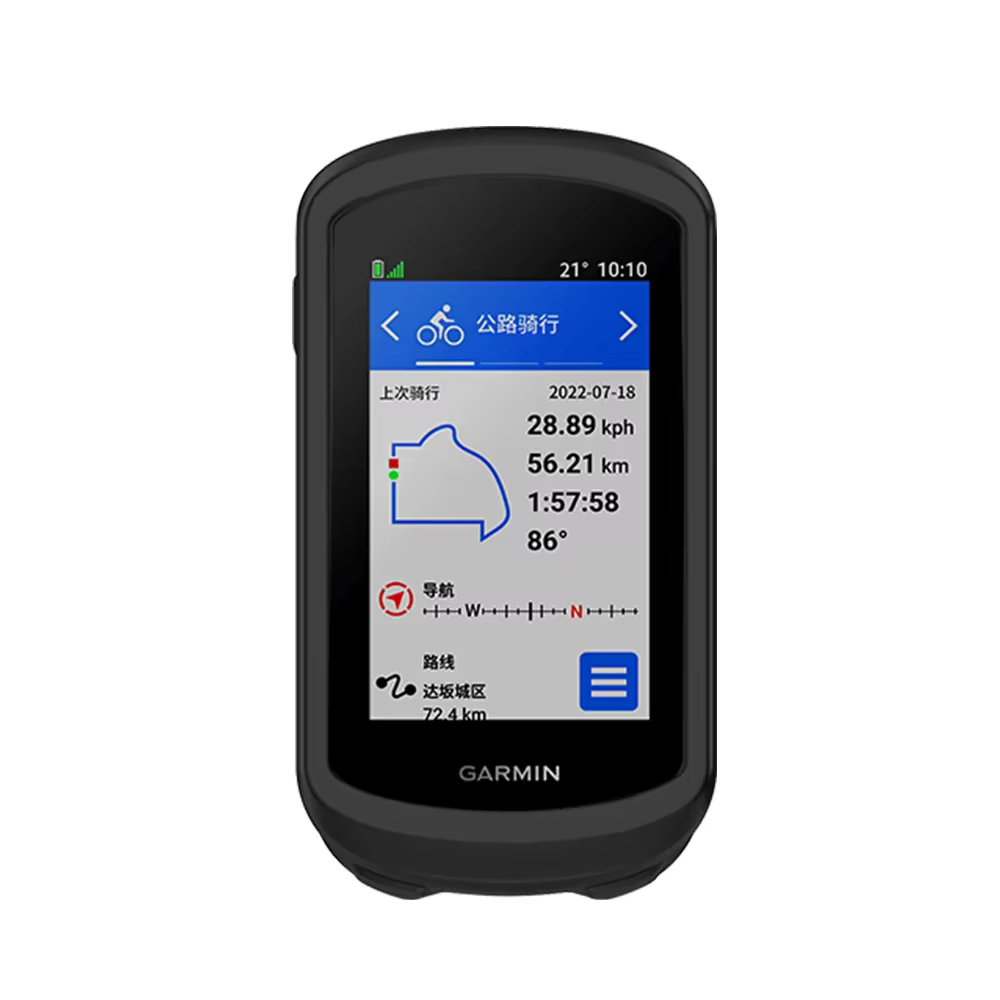 Garmin Explore 2 étui GPS ordinateur de vélo housse en Silicone coque de protection en caoutchouc odomètre + Film HD