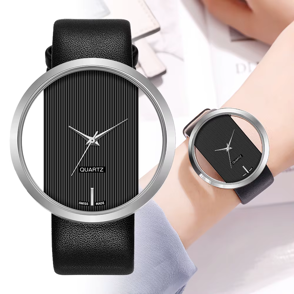 2025 femmes montres de luxe Transparent creux montre à Quartz