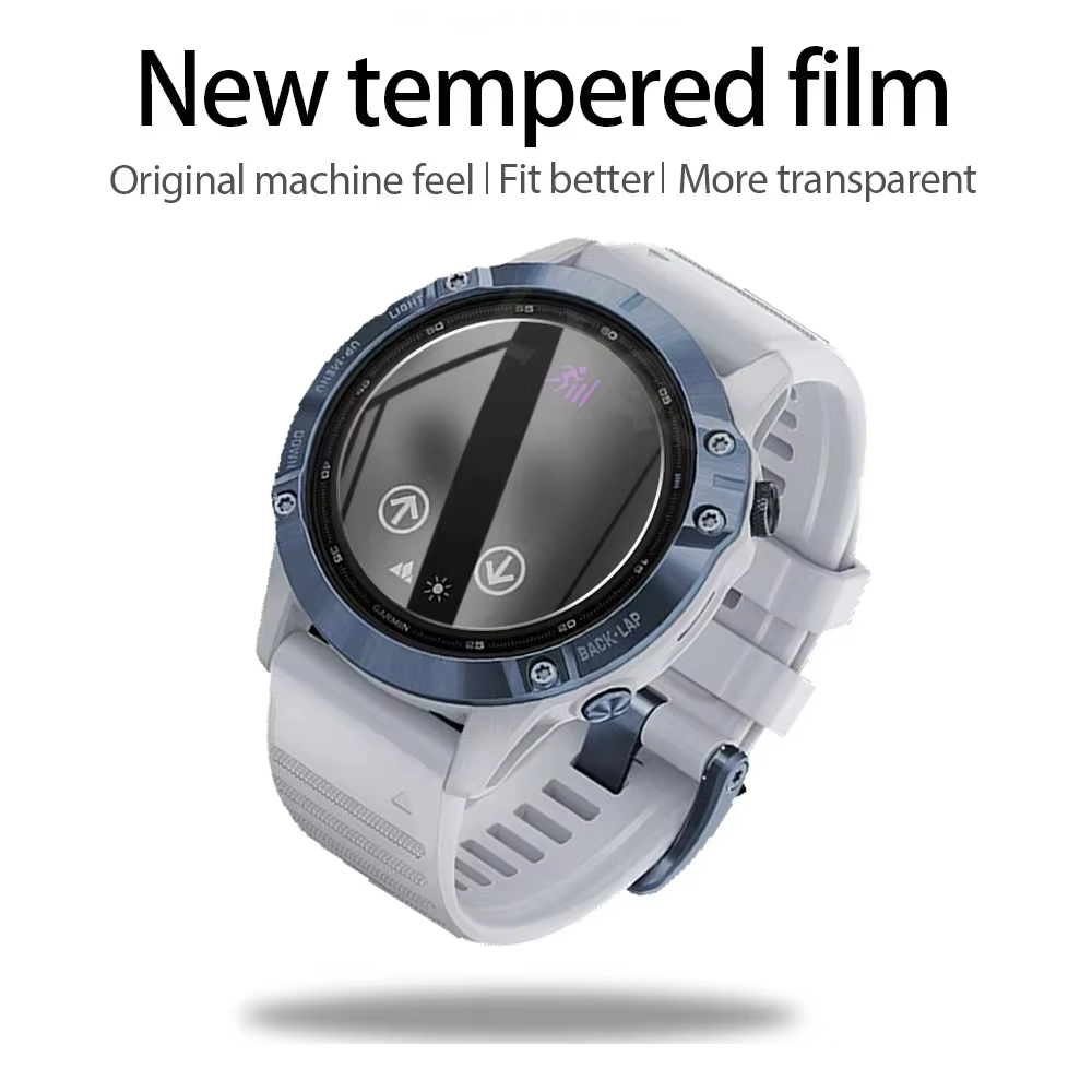 3 pièces 9H Premium verre trempé pour Garmin Fenix 8 8X 43 47 51mm Smartwatch protecteur d'écran Film couverture