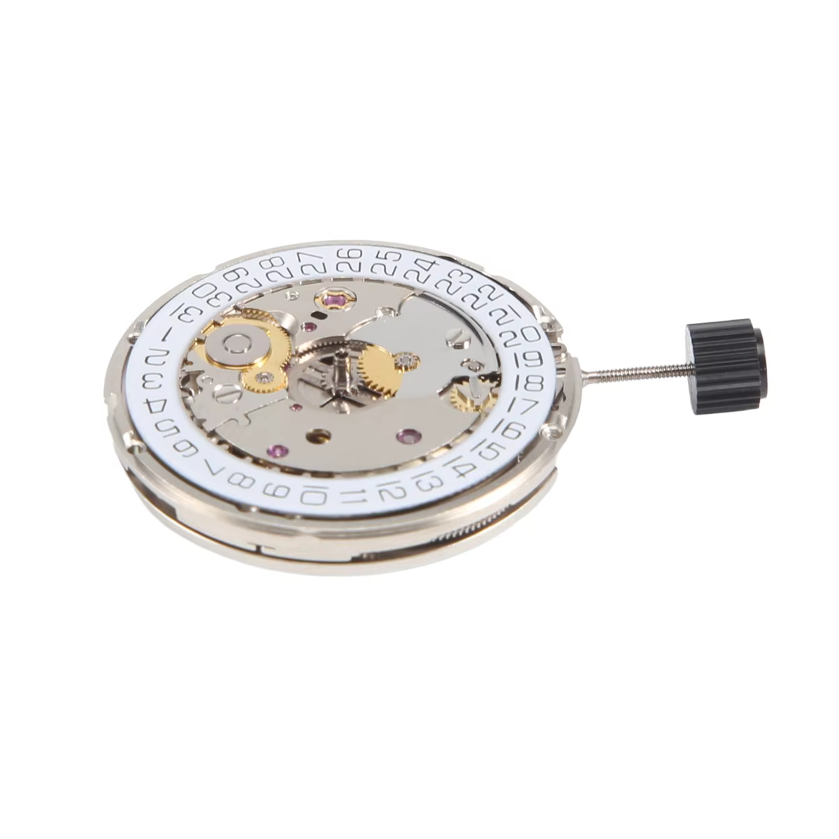ELBA_pour ETA 2824-2 SELLITA SW200 blanc 3H mouvement d'horloge de montre mécanique