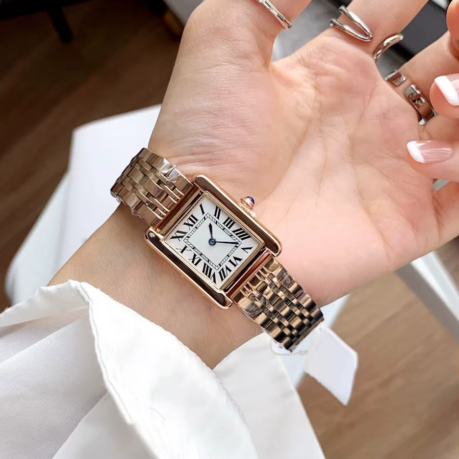 Montre-bracelet de marque tendance 2026 pour femme et fille