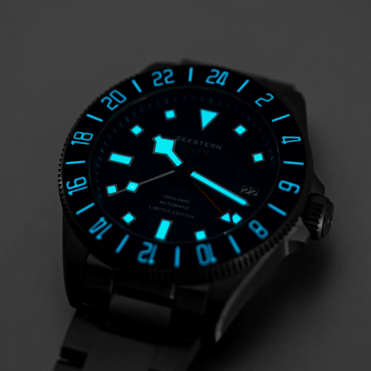 SEESTERN – montre de plongée en titane pour hommes