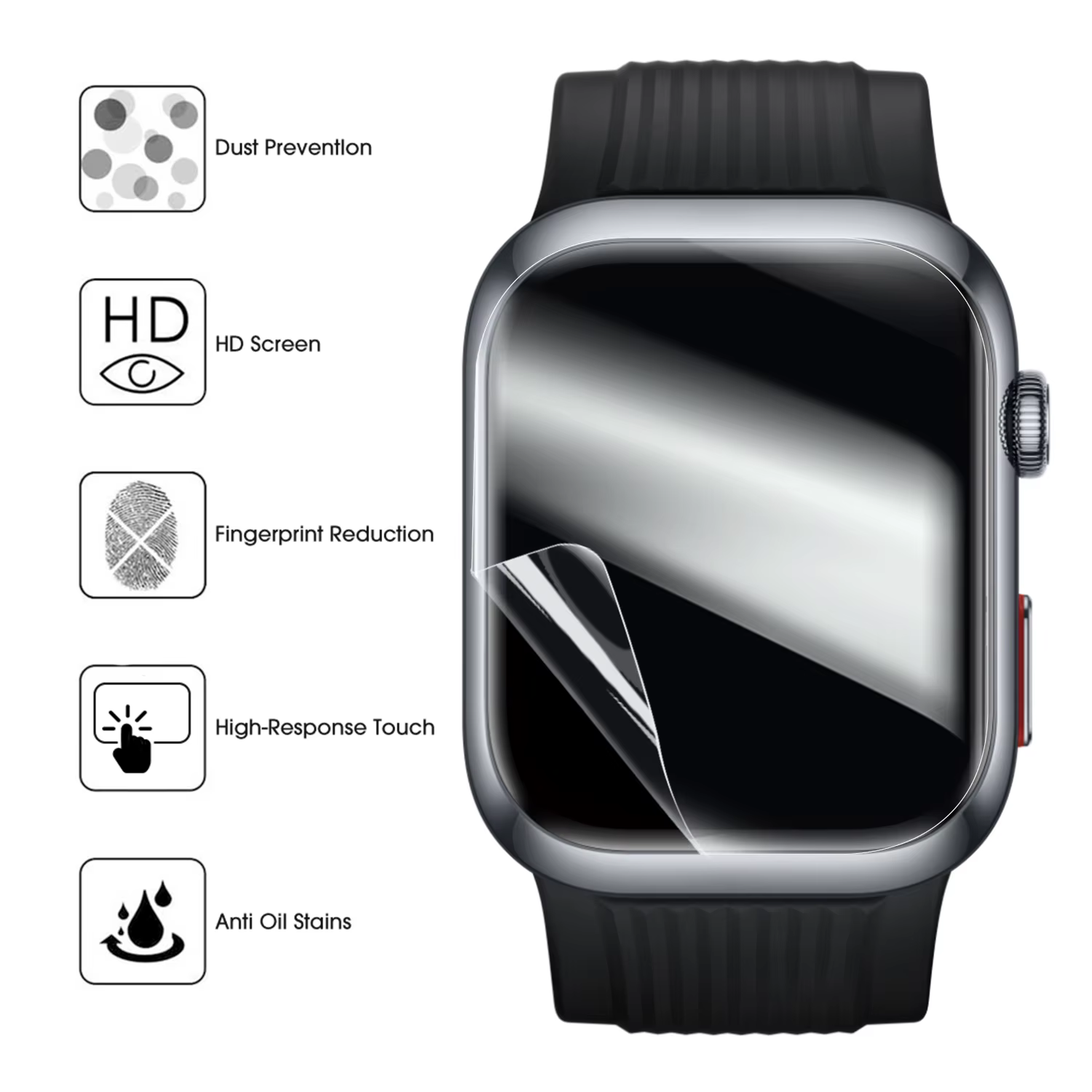 Protecteurs d'écran flexibles pour montre Huawei
