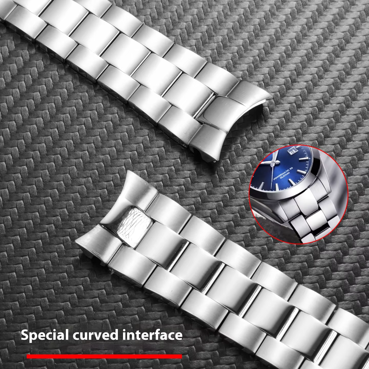 Pour TISSOT 1853 Gentleman série T127.407 T127.410 Bracelet de montre en acier inoxydable T127