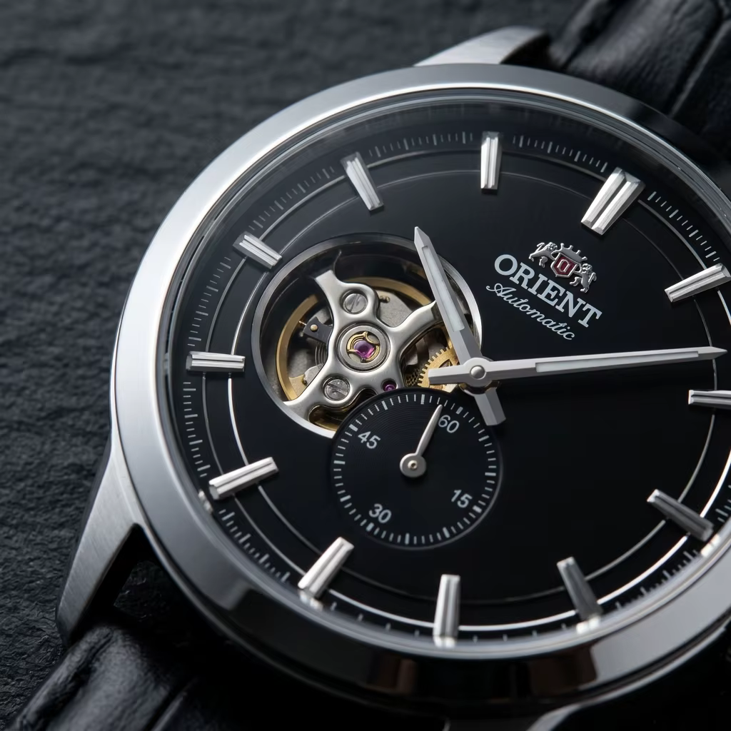 Montre mécanique automatique ORIENT Open Heart Skeleton avec petit cadran secondaire