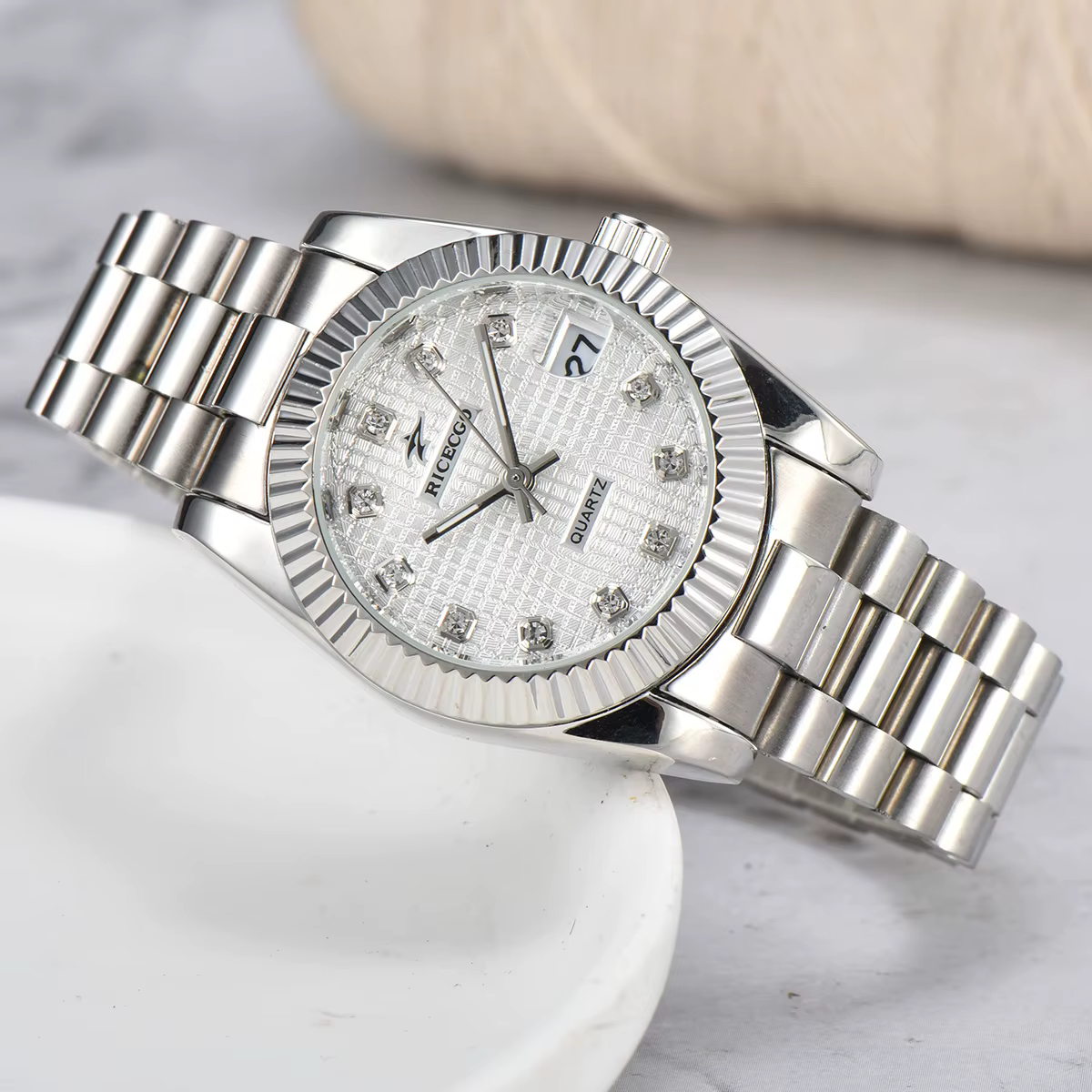 Montre à quartz RICECGO pour affaires et loisirs
