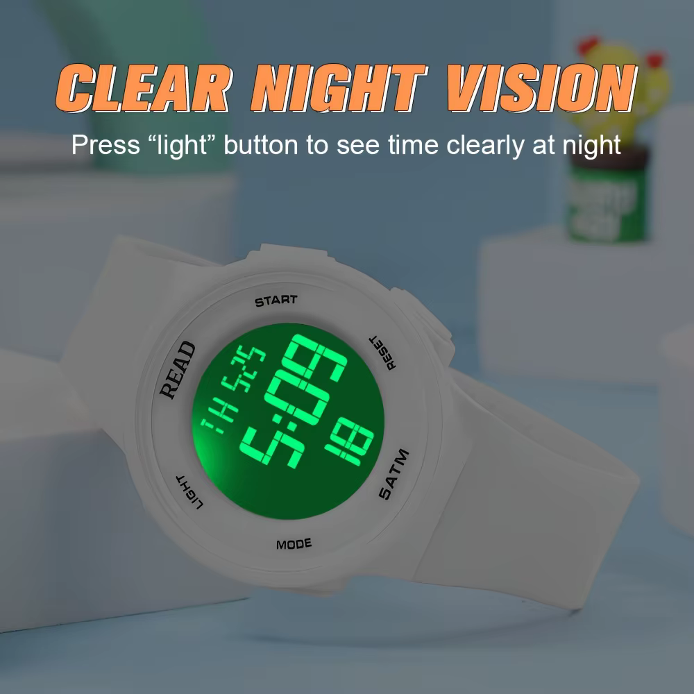 Montres pour femmes, montre de mode avec affichage de définition LED haute résolution