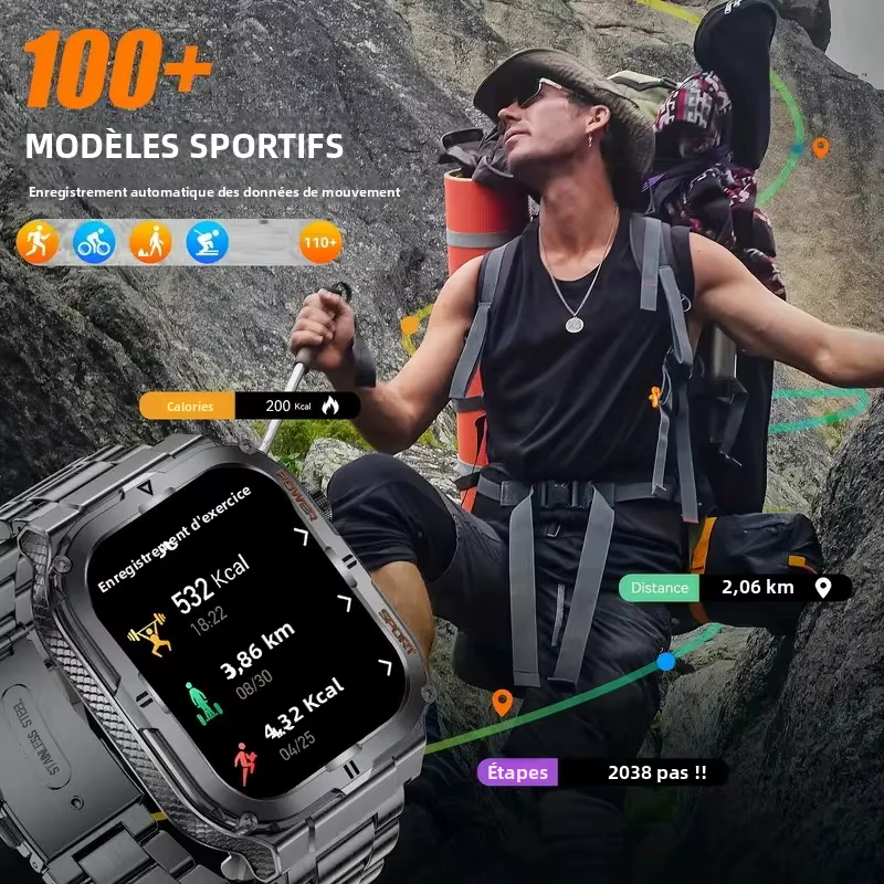 Nouvelle montre connectée pour homme 2026