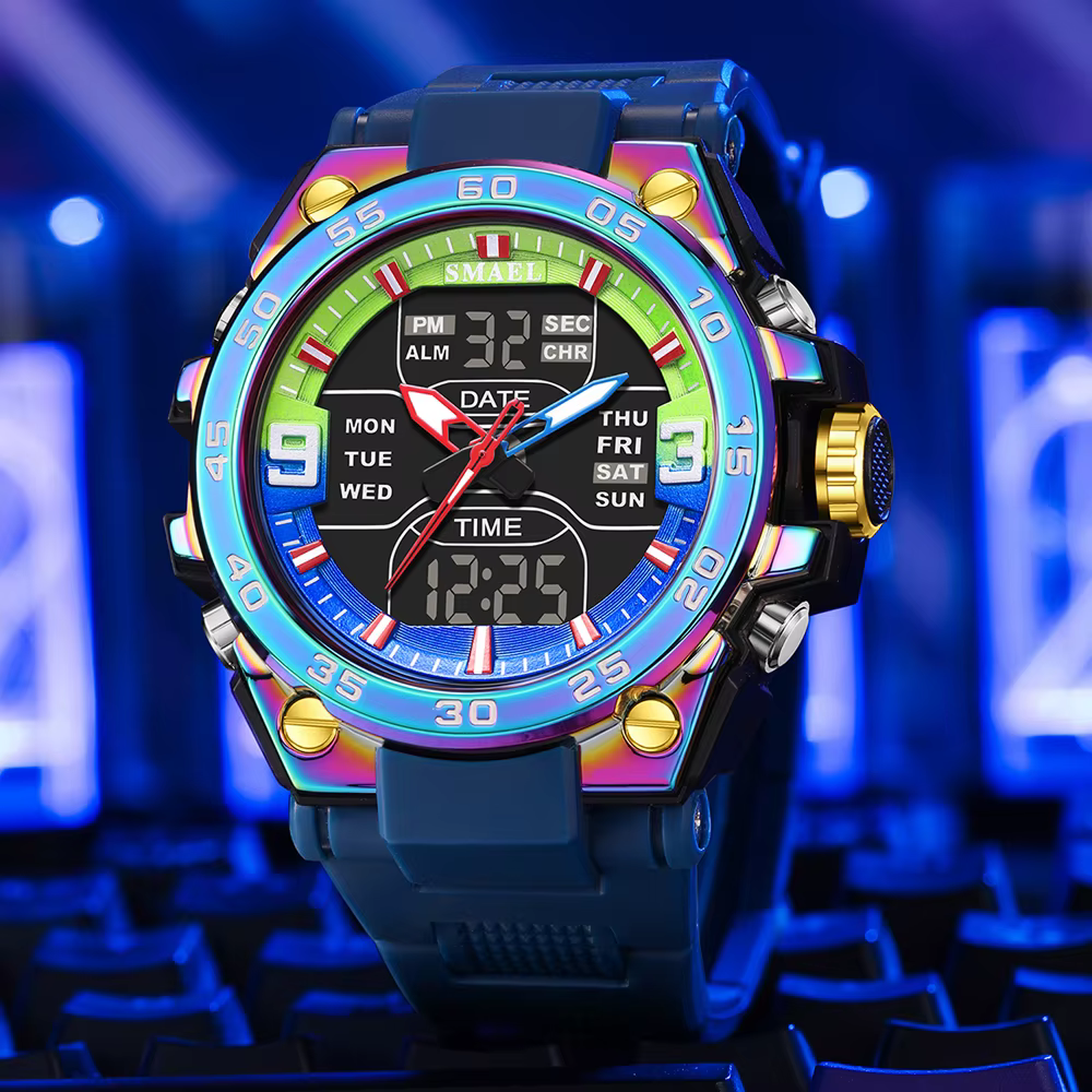 SMAEL Nouvelle Montre Digitale Militaire pour Homme