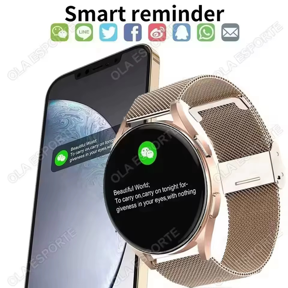 2025 nouvelles appels Bluetooth montre intelligente 6 Pro 1.32 "pouces 240*280 cadrans personnalisés Sport hommes et femme moniteur de santé Smartwatch pour homme