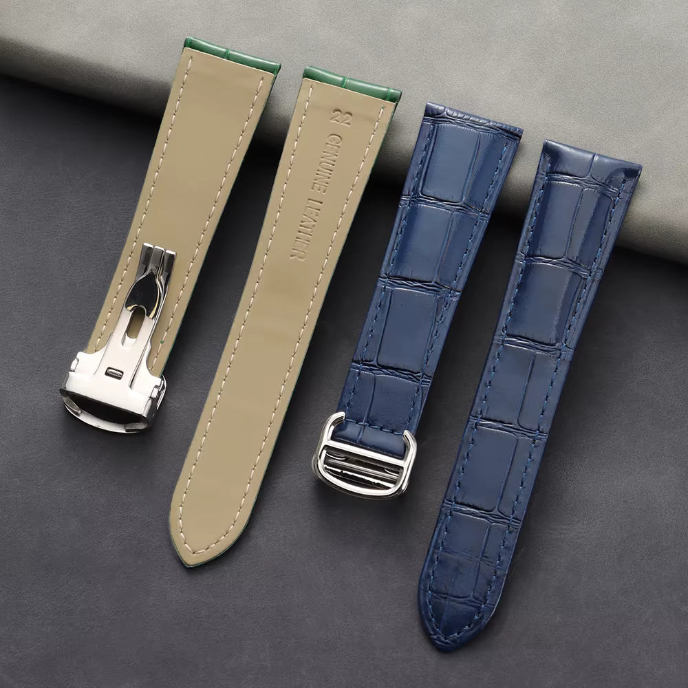 Nouveau bracelet de montre à motif Crocodile 18mm 20mm 22mm