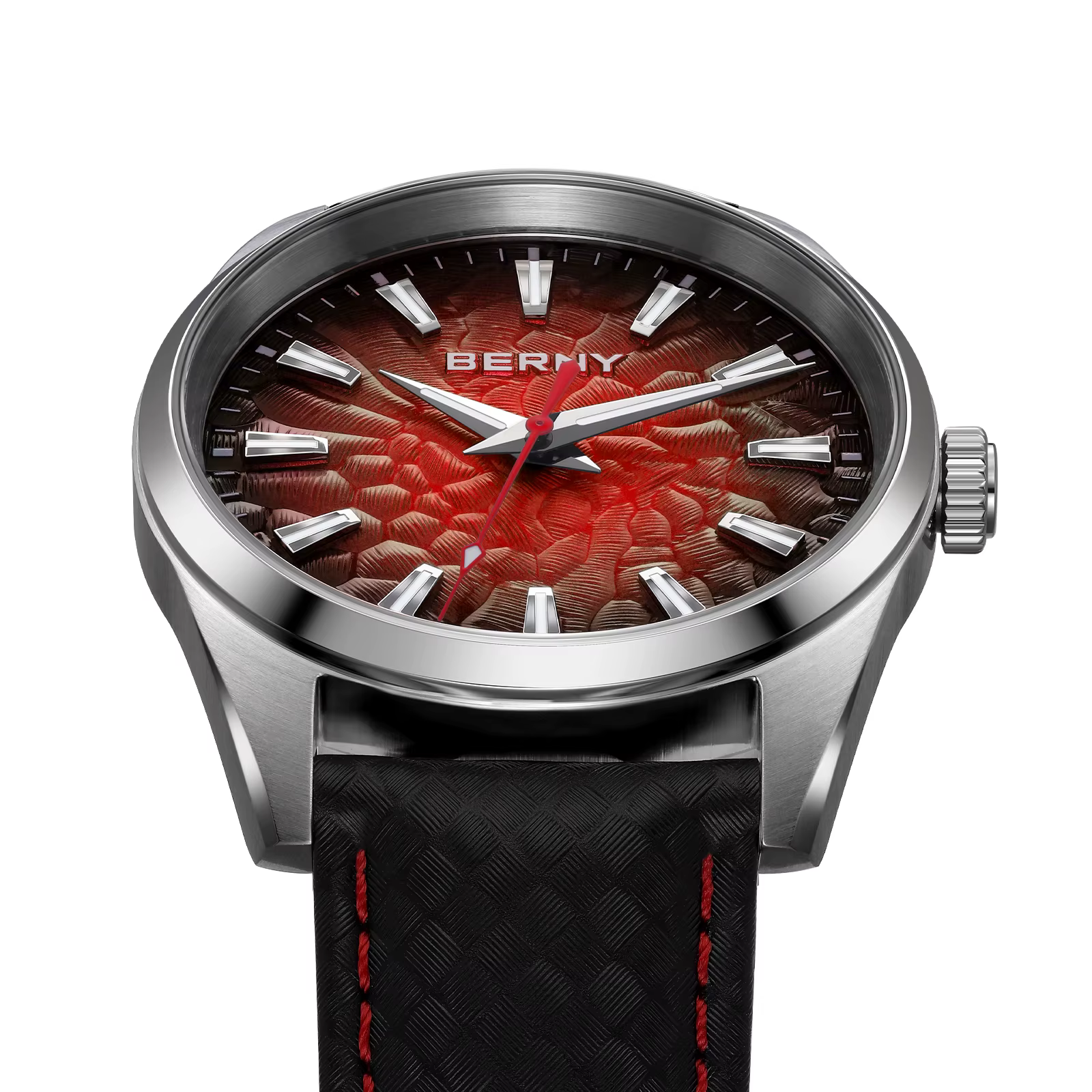 BERNY montres pour hommes 10ATM saphir lumineux mode Quart montre