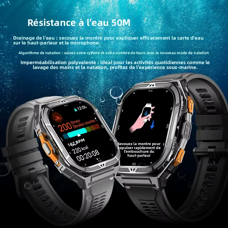Montre connectée de luxe AMOLED