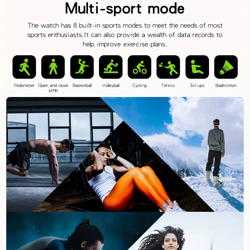 Montre connectée sport 2026 avec écran couleur