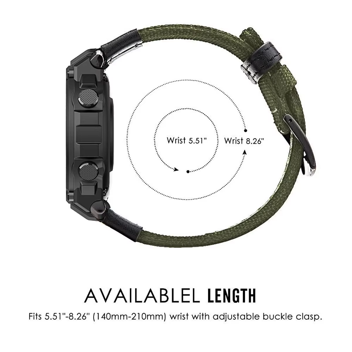 Nouveau Bracelet en Nylon pour Amazfit t-rex 2 3 Ultra