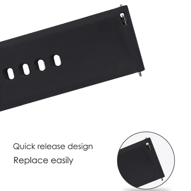Bracelet de montre en Silicone