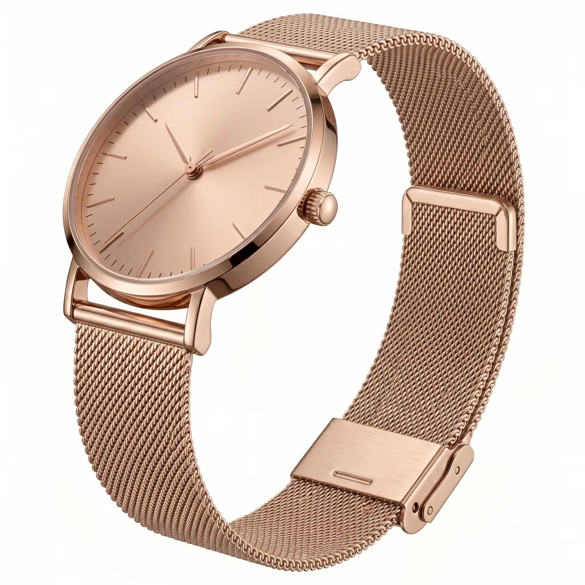 Bracelet de montre à boucle milanaise pour hommes et femmes