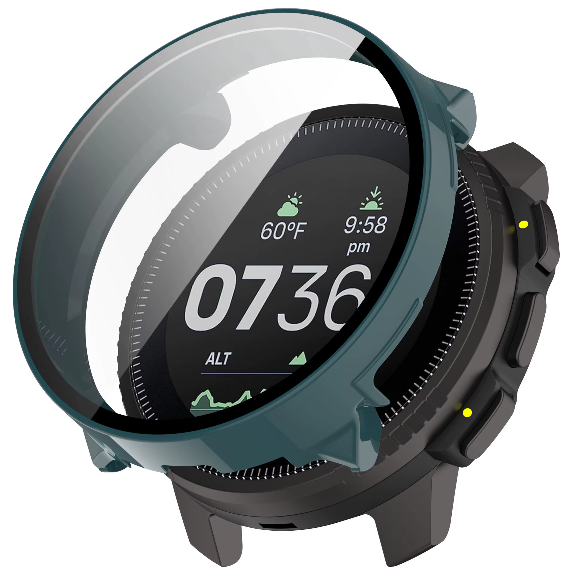 Étui de protection complet en verre pour Suunto VERTICAL
