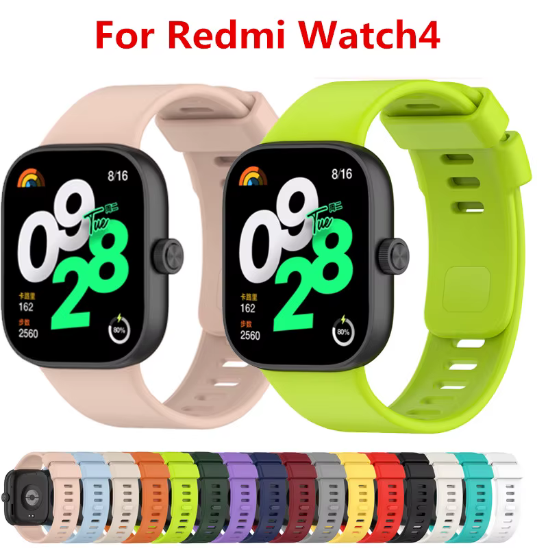 Bracelet en Silicone Original pour montre connectée Redmi 4 5 6