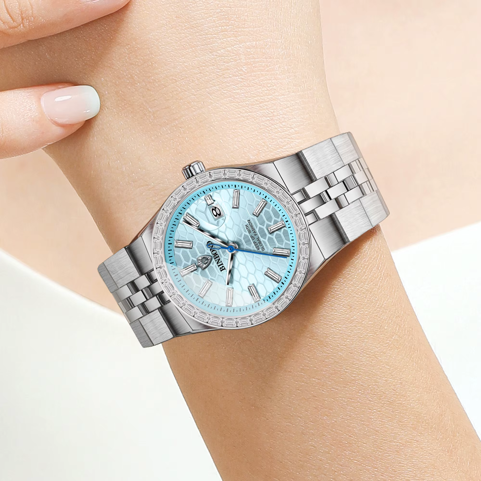 Montres-bracelets à quartz pour femmes BINBOND