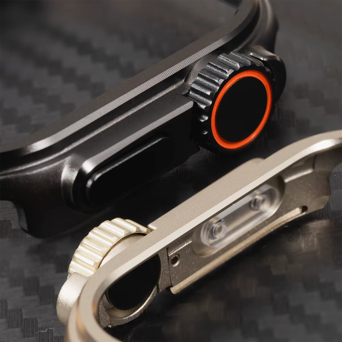 Étui de protection en alliage métallique pour Apple Watch 11 10 46 mm