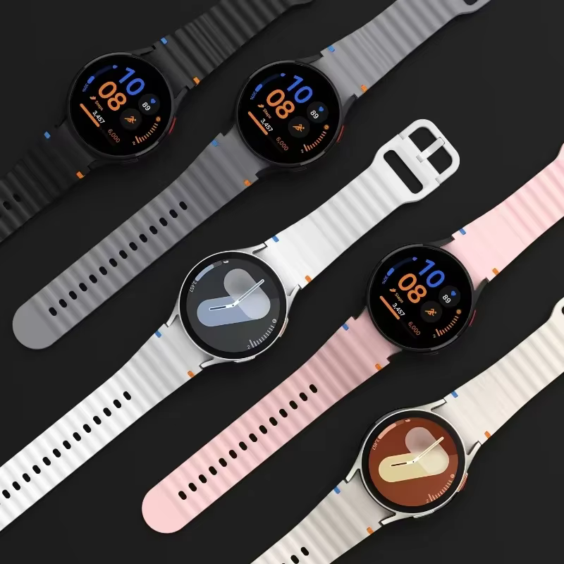 Bracelets officiels pour Samsung Galaxy Watch 7/FE/6/5/4 44mm 40mm 5 Pro 45mm 46mm, Bracelet de sport correa Galaxy Watch 6 Classic Band