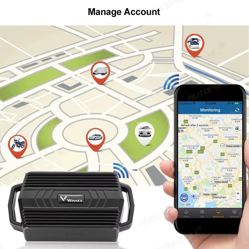 Traceur GPS pour animaux (vaches, chameaux, moutons) TK935 3000mAh, localisateur étanche en temps réel, aimant pour voiture, application web gratuite, PK TK905
