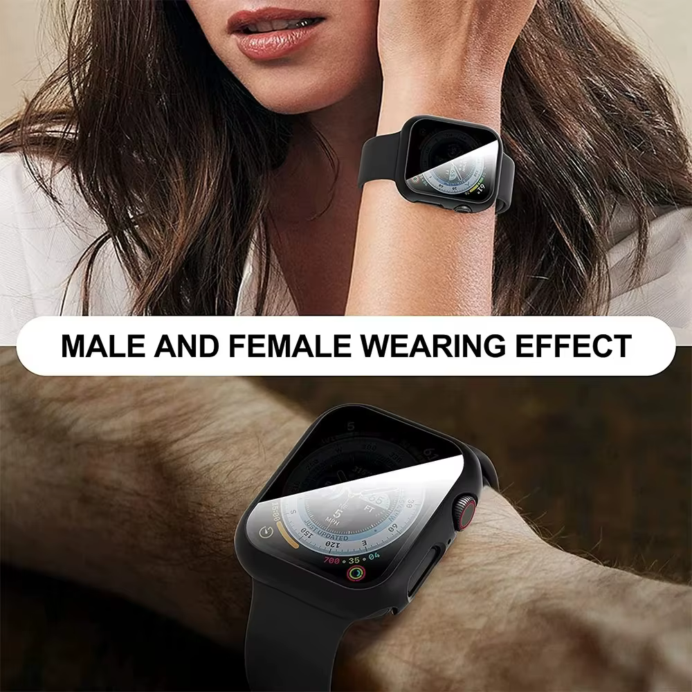 Verre de confidentialité + étui pour Apple Watch 10