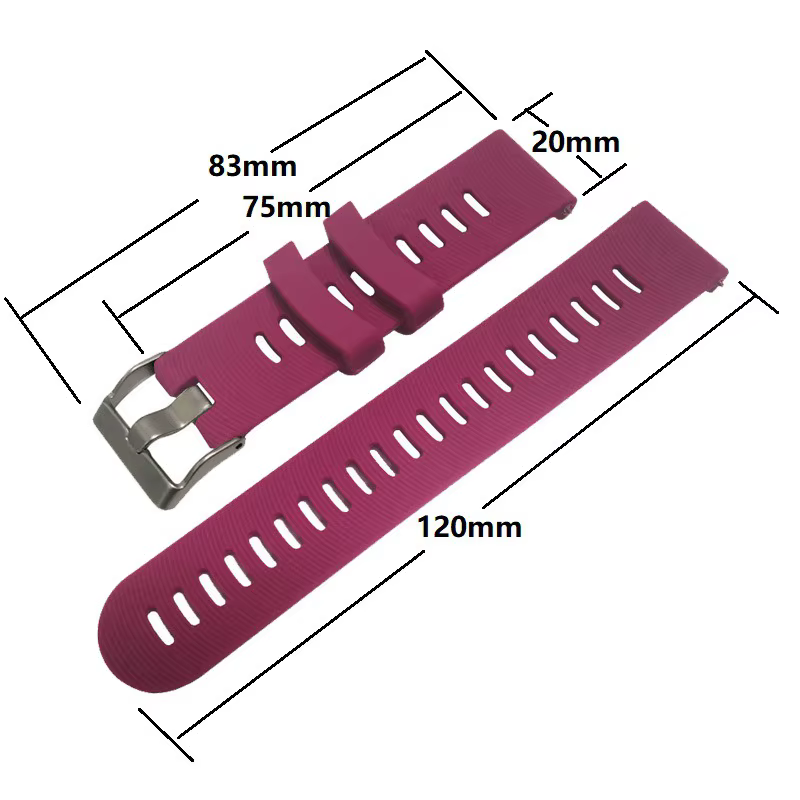 Forerunner 158 55 245 645 musique Bracelet de montre intelligente 20MM