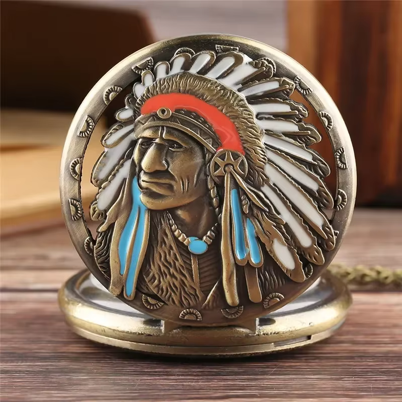 Montre de poche vintage en bronze