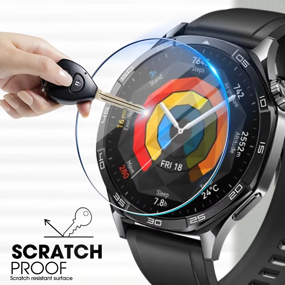 41mm 46mm verre de protection pour Huawei montre GT 5 4 3 2 Pro Smartwatch protecteur d'écran