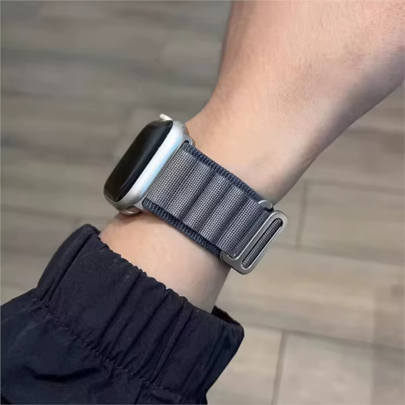 Bracelet à boucle alpine pour Apple Watch Ultra 3 bandes 49mm
