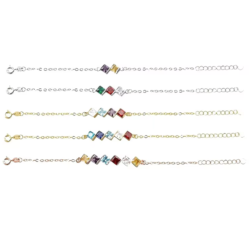 Bracelet personnalisé en pierre de naissance pour femmes, Unique, personnalisé, bijoux personnalisables, cadeau pour maman, femme, petite amie