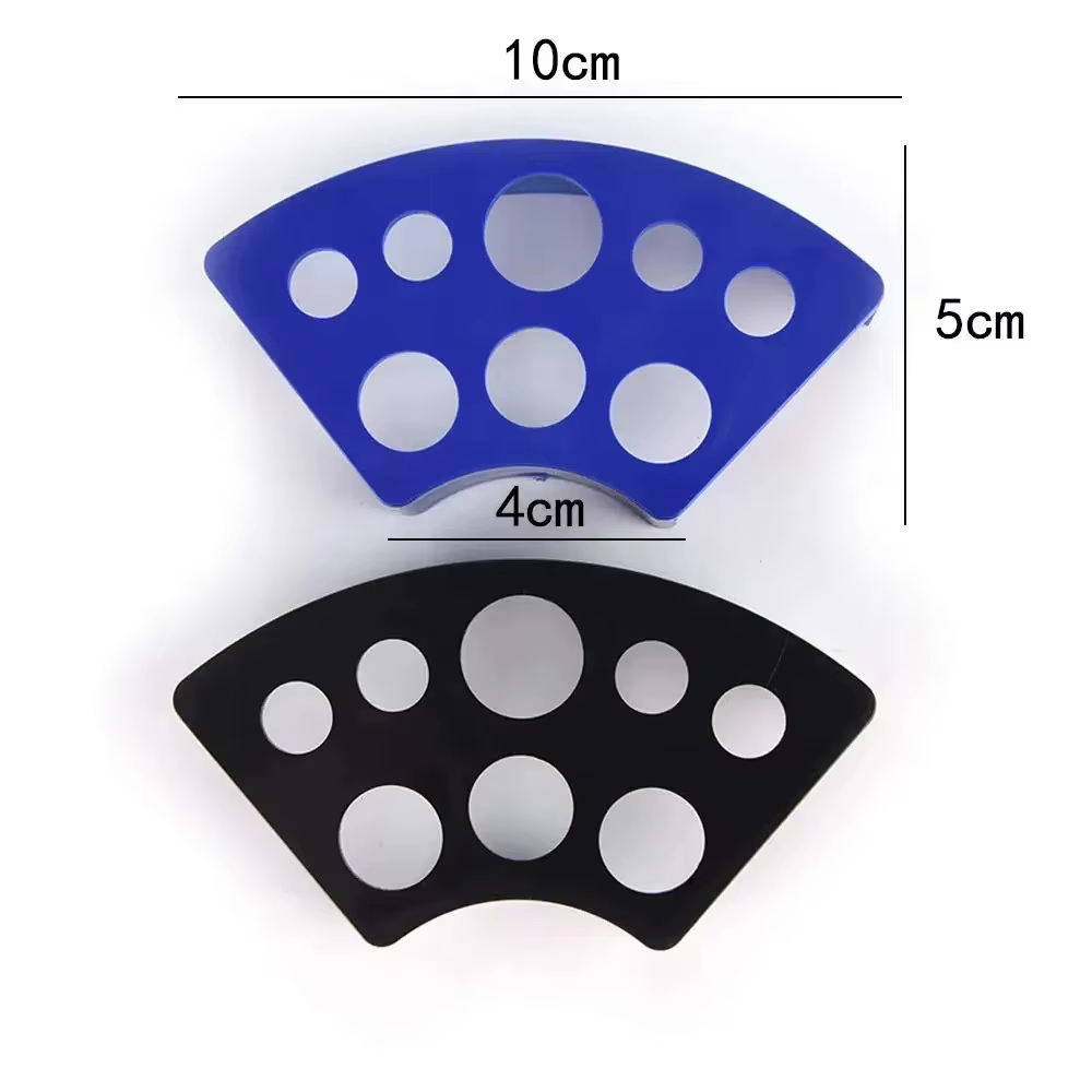 Support de verre d'encre de tatouage à 7/8/23 trous, outil de tatouage, bouchons d'encre noire pigmentée, conteneur de maquillage, accessoires de tatouage pour l'art corporel