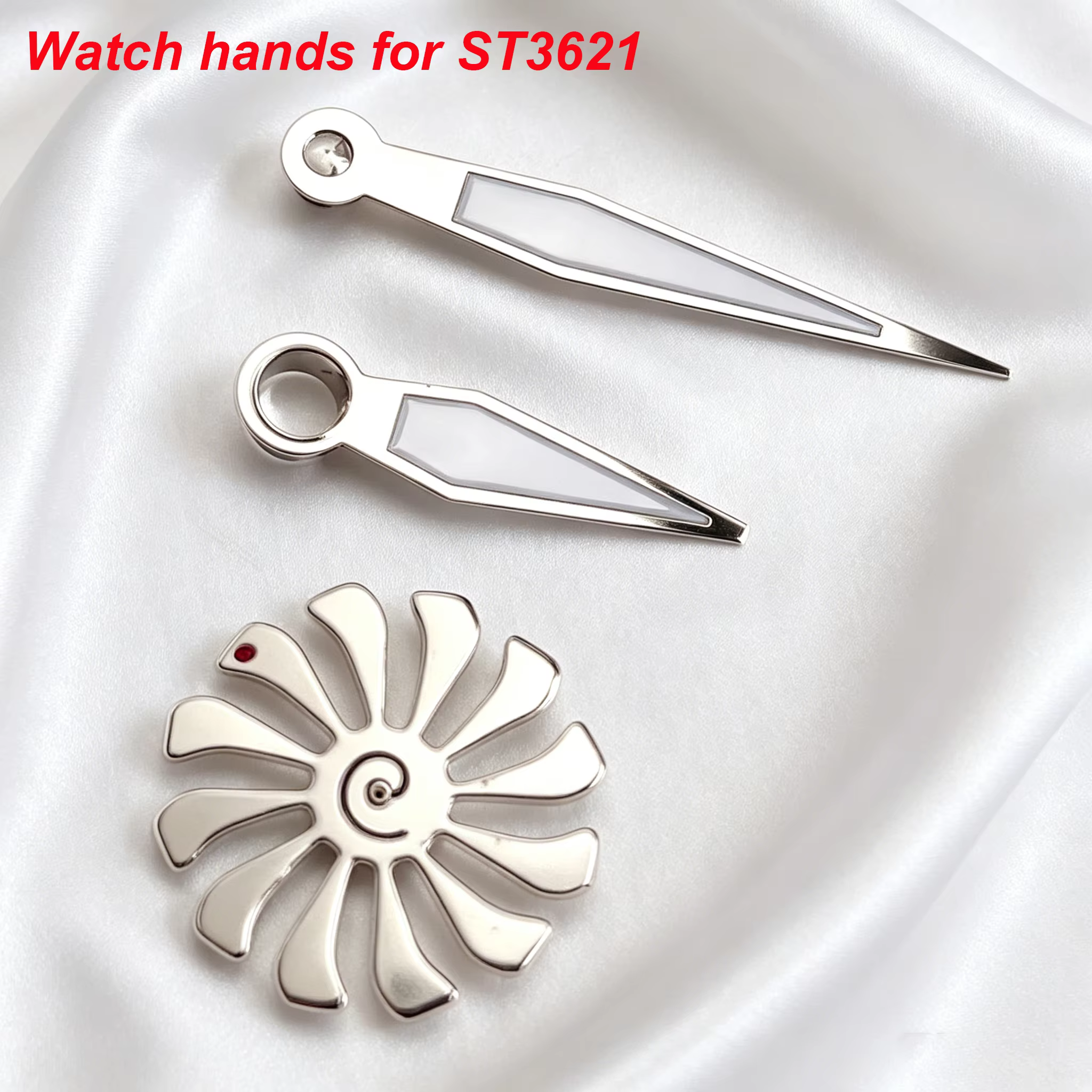 Aiguilles de montre Tandorio neuves 6498 pour mouvement ETA 6498 ST3621