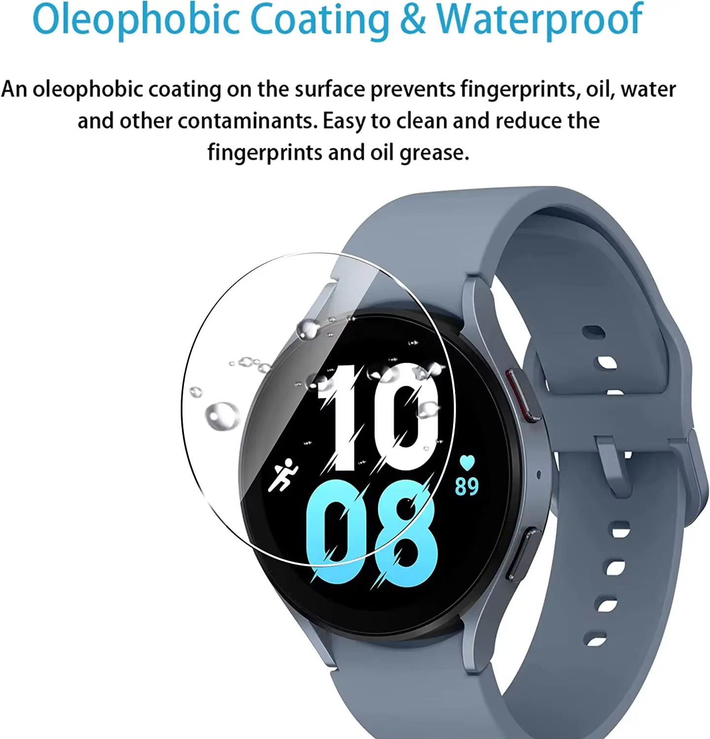 Protecteur d'écran pour Samsung Galaxy Watch 6 5 4 40MM 44mm Classic 43 47mm 42MM 46MM