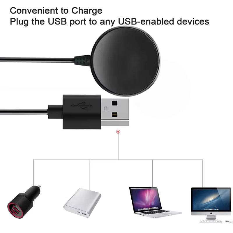 Chargeur de montre Compatible pour Samsung Galaxy Watch 5 Pro 5/4/3 Active 2/1Gear Sport/S3