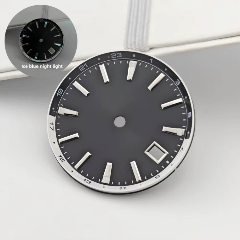Boîtier de pièces Mod Lume bleu 32mm