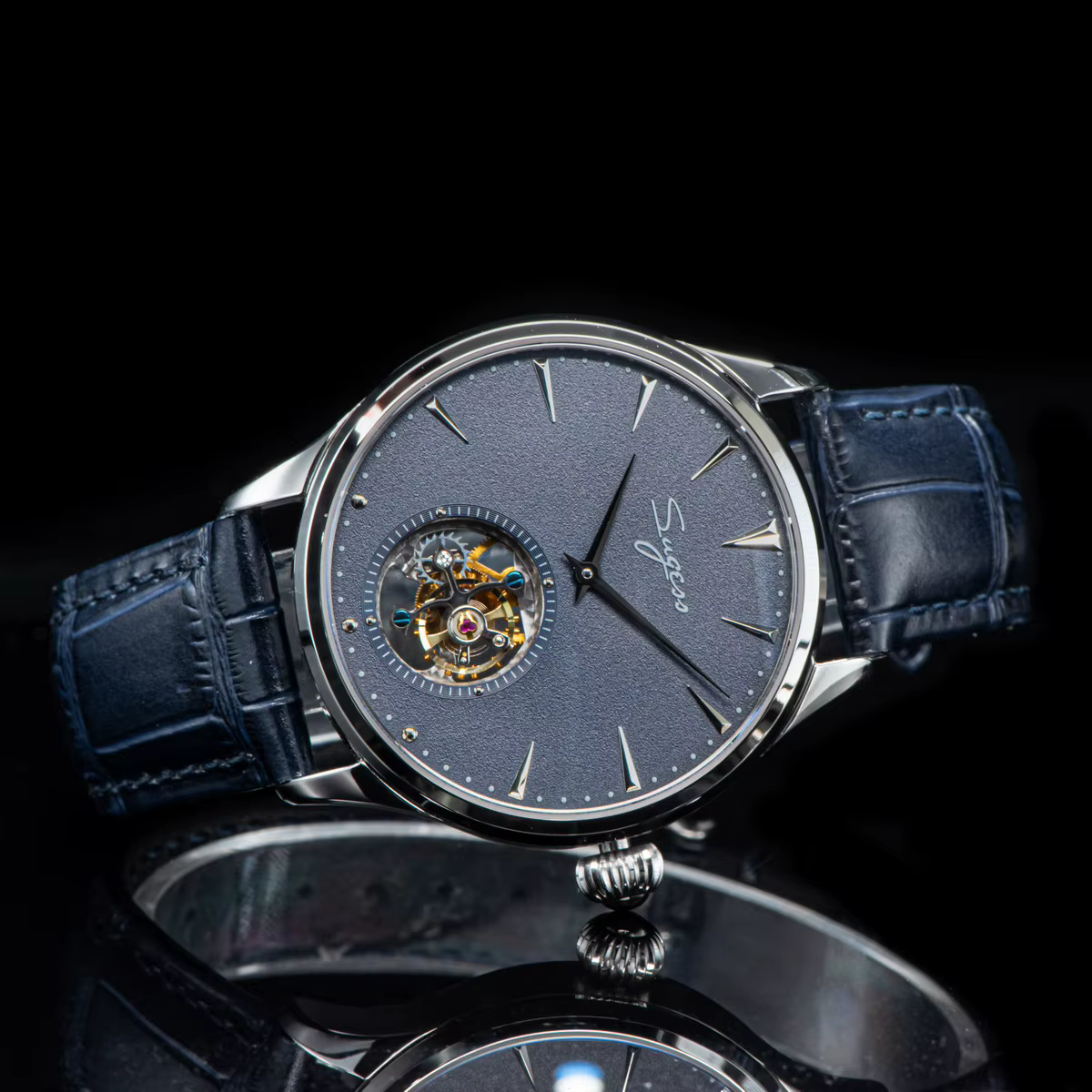 Sugess-Montre Tourbillon Master Tianjin Movement ST8000 pour homme