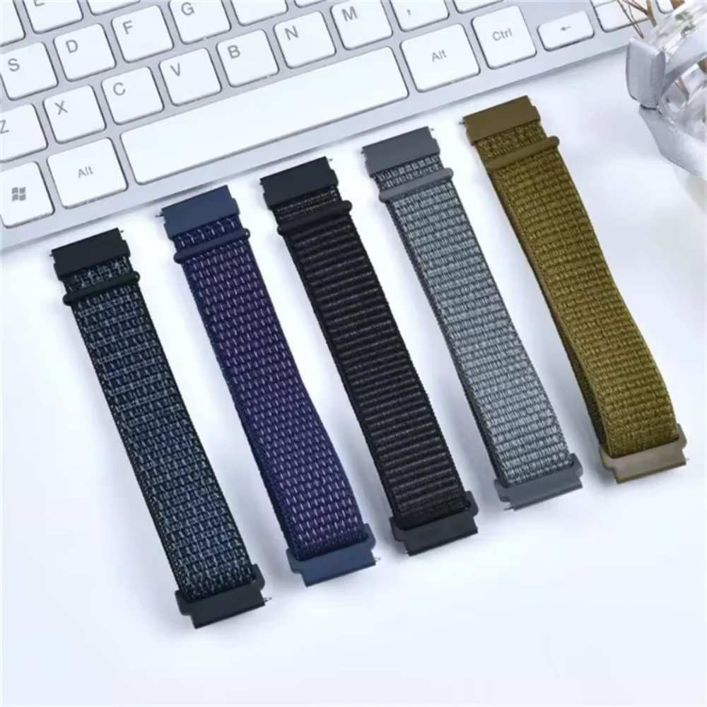 Bracelet de montre en Nylon pour Garmin Vivomove Trend/Sport/Style/Luxe/HR